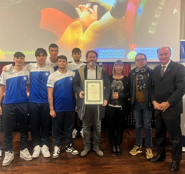 Alla società Hc Monteprandone va il diploma al merito sportivo per la prestigiosa promozione in Serie A2 Maschile al termine del campionato 2024/25