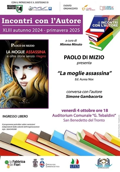 Venerdi 4 Ottobre inizia la 43a edizione di "Incontri Autunno 2024-2025"
