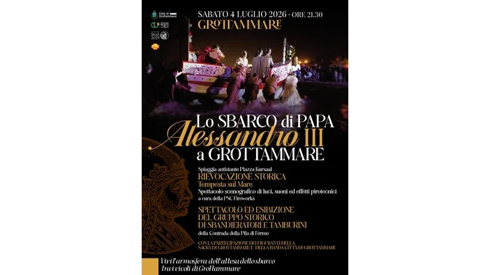Lo sbarco di Papa Alessandro III: domani l’appuntamento con la tradizione