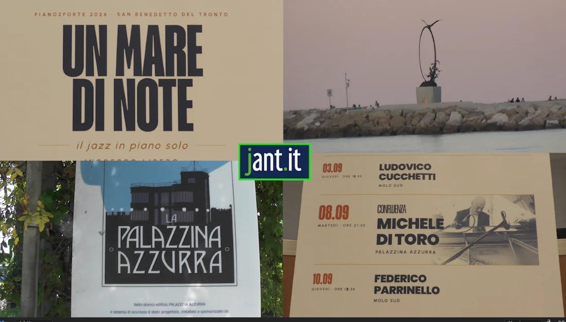 Alla Palazzina Azzurra ed al Molo Sud, di San Benedetto del Tronto, UN MARE DI NOTE