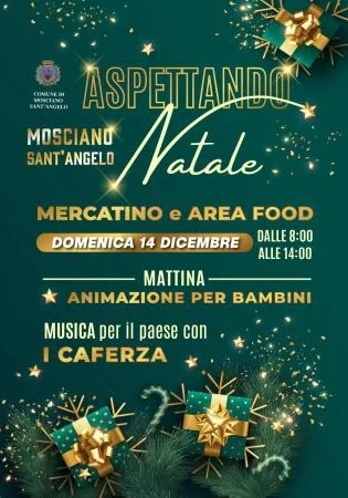 A Mosciano Sant’Angelo torna “Aspettando Natale” con il mercatino a tema, area food, animazione e tanta musica