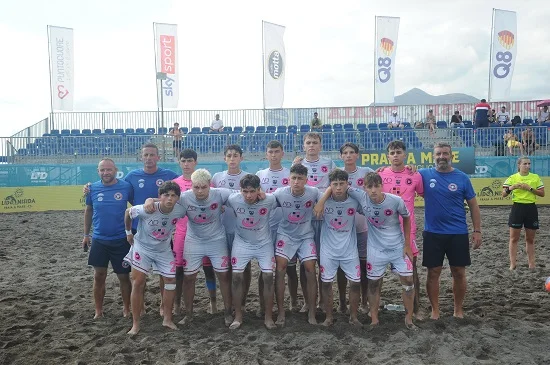 La Sambenedettese Beach Soccer Under 20 approda in Semifinale di Coppa Italia: battuta Icierre Lamezia 4-2