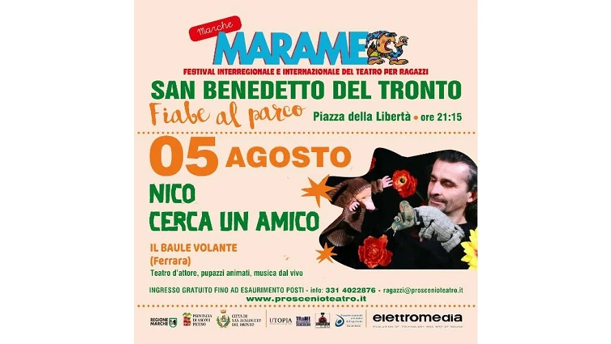 “Nico Cerca un Amico": “Fiabe al Parco” alza il sipario con lo Spettacolo Premiato dai Bambini