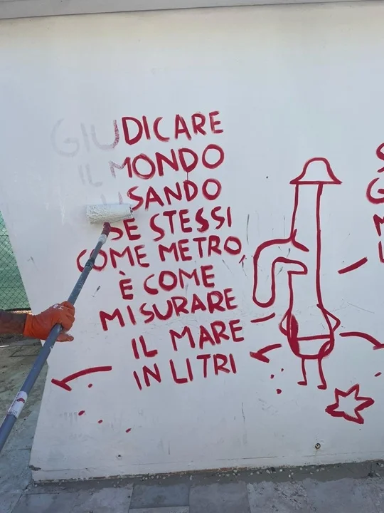 Dal murale che rinasce a “Il mondo disegnato” 2025