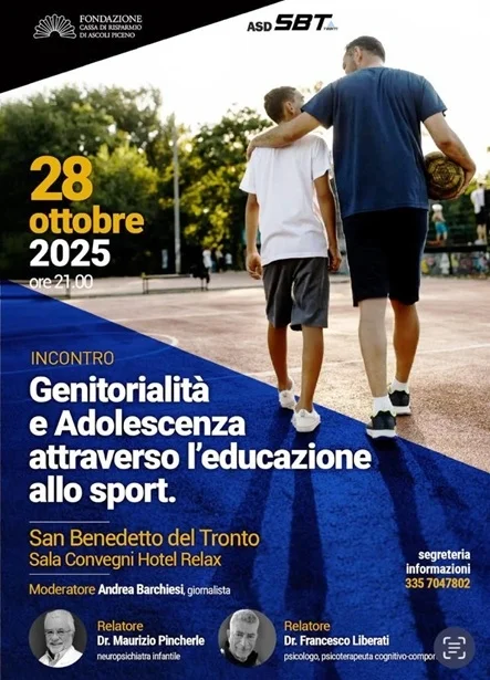 Presso l'Hotel Relax si svolgerà il  convegno “Genitorialità e adolescenza, attraverso l’educazione allo sport”