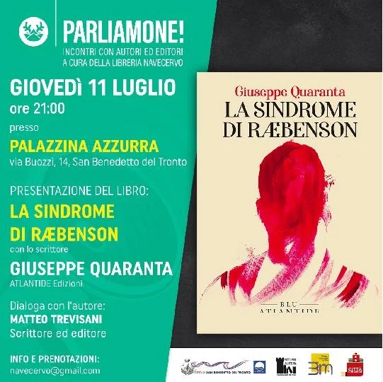 Presentazione del libro "LA SINDROME DI RÆBENSON" con l'autore Giuseppe Quaranta