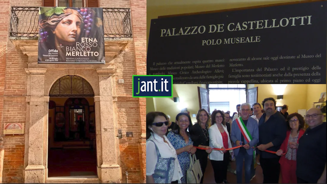Inaugurata, ad Offida, la mostra ETNA ROSSO BIANCO MERLETTO