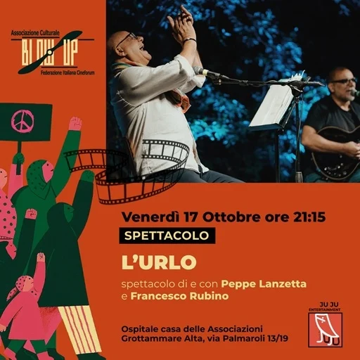 A Grottammare lo spettacolo "L'urlo" con Lanzetta e Rubino