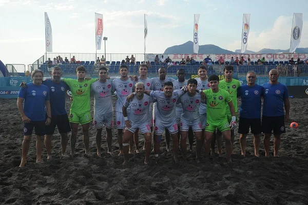 La Samb chiude con una sconfitta la tappa di Praia a Mare: finisce 3-7 con il Viareggio