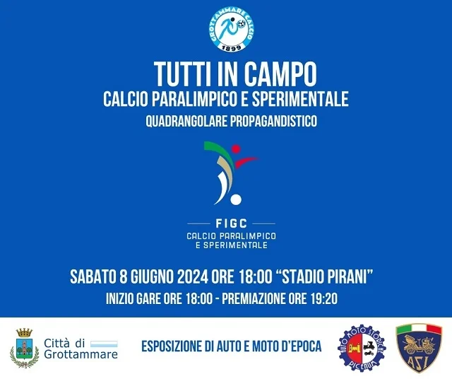 “Tutti in campo”, lo Stadio Pirani ospita il calcio paralimpico