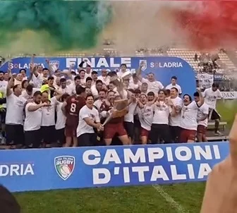 Il Valorugby Emilia entra nella storia, supera il Petrarca 27 a 5 e conquista il primo Scudetto 