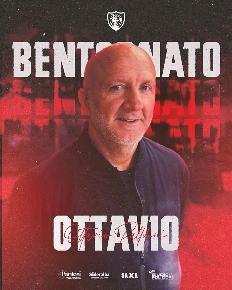 La Samb annuncia il grande ritorno in panchina del tecnico Ottavio Palladini