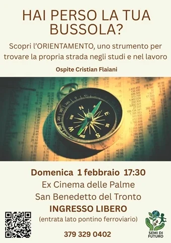 "HAI PERSO LA TUA BUSSOLA?", scopri l’orientamento, uno strumento per trovare la propria strada negli studi e nel lavoro