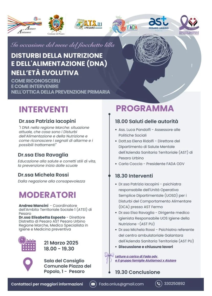 DISTURBI DELLA NUTRIZIONE E DELL’ALIMENTAZIONE, SALTAMARTINI: "POTENZIAMO RISORSE E PERSONALE PER DARE RISPOSTE A PAZIENTI E FAMIGLIE"