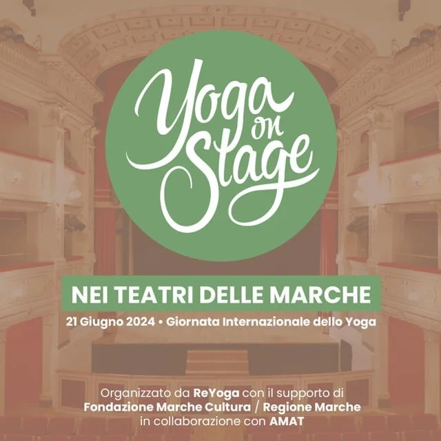 Yoga On Stage nei Teatri delle Marche