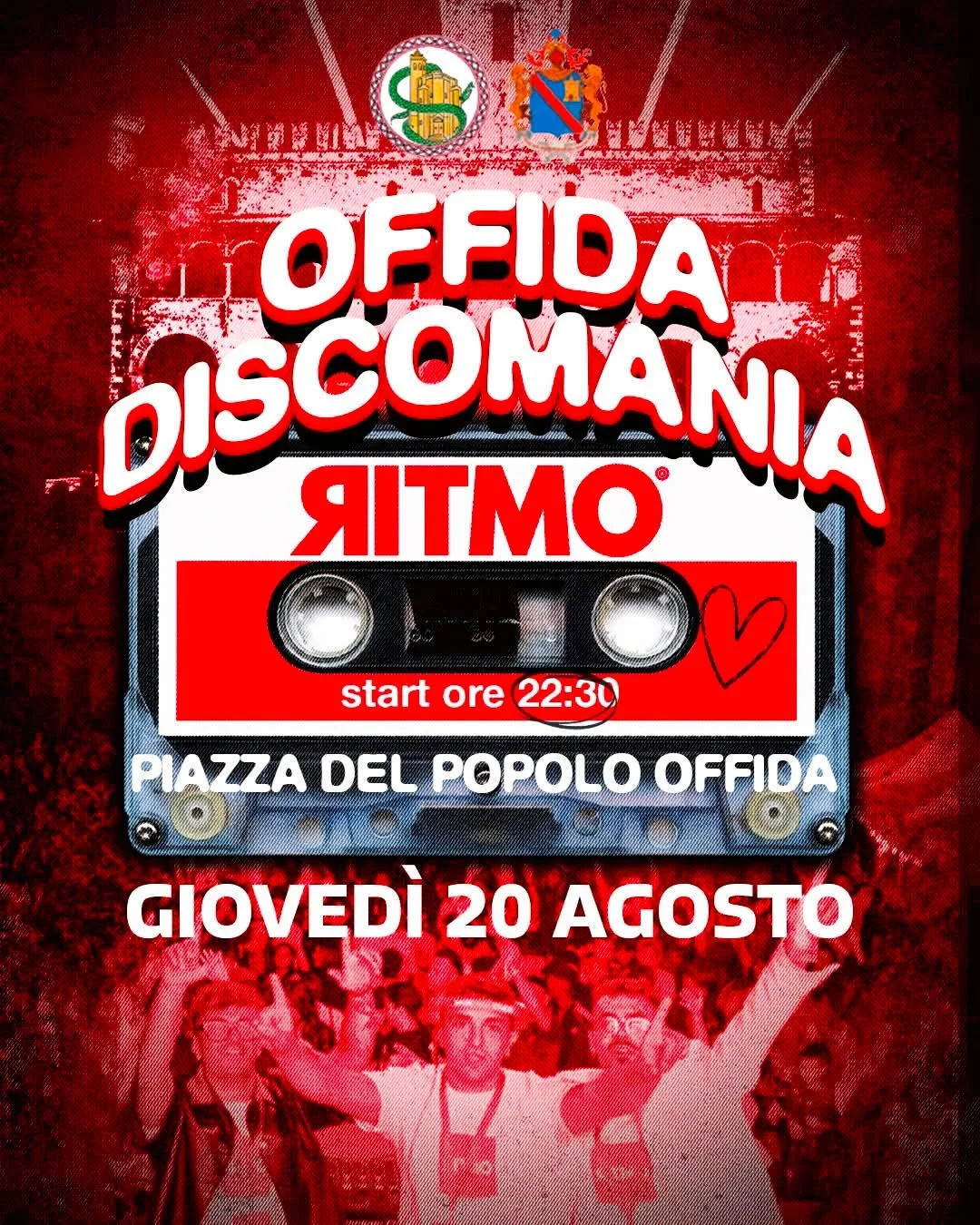 Discomania torna in Piazza del Popolo. Giovedì 20 agosto, per una notte tutta da ballare