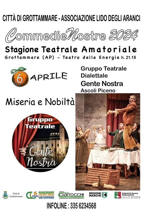 Riprende la Rassegna di teatro dialettale COMMEDIE NOSTRE