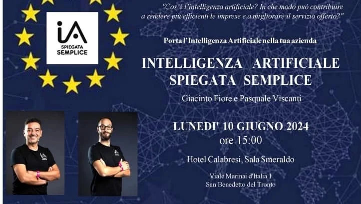 Agenti FNAARC del Piceno: lunedì 10 giugno convegno "Intelligenza Artificiale spiegata semplice"