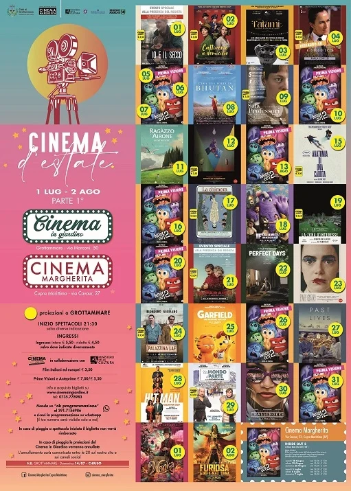 “Cinema in giardino” un’altra estate ricca di film