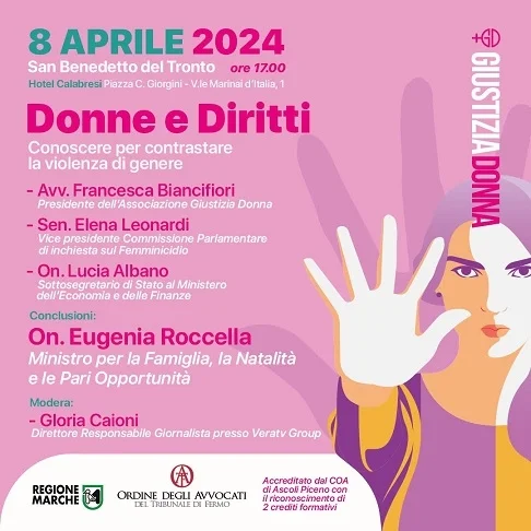 Il ministro Roccella a San Benedetto del Tronto: convegno sulla violenza di genere