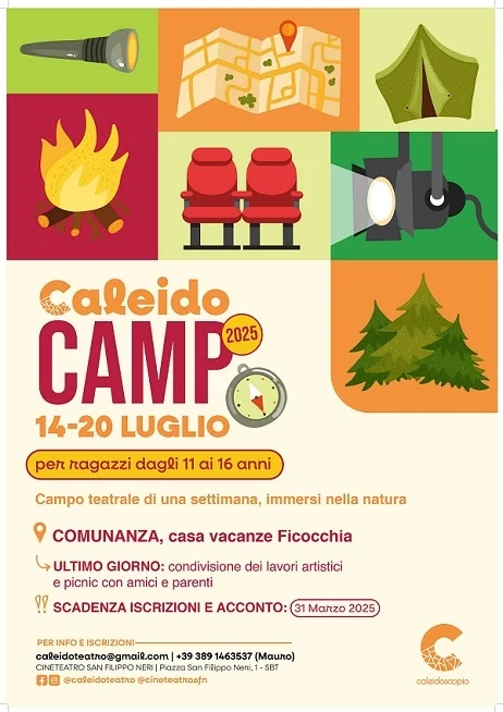 CaleidoCamp, campo estivo teatrale per ragazzi