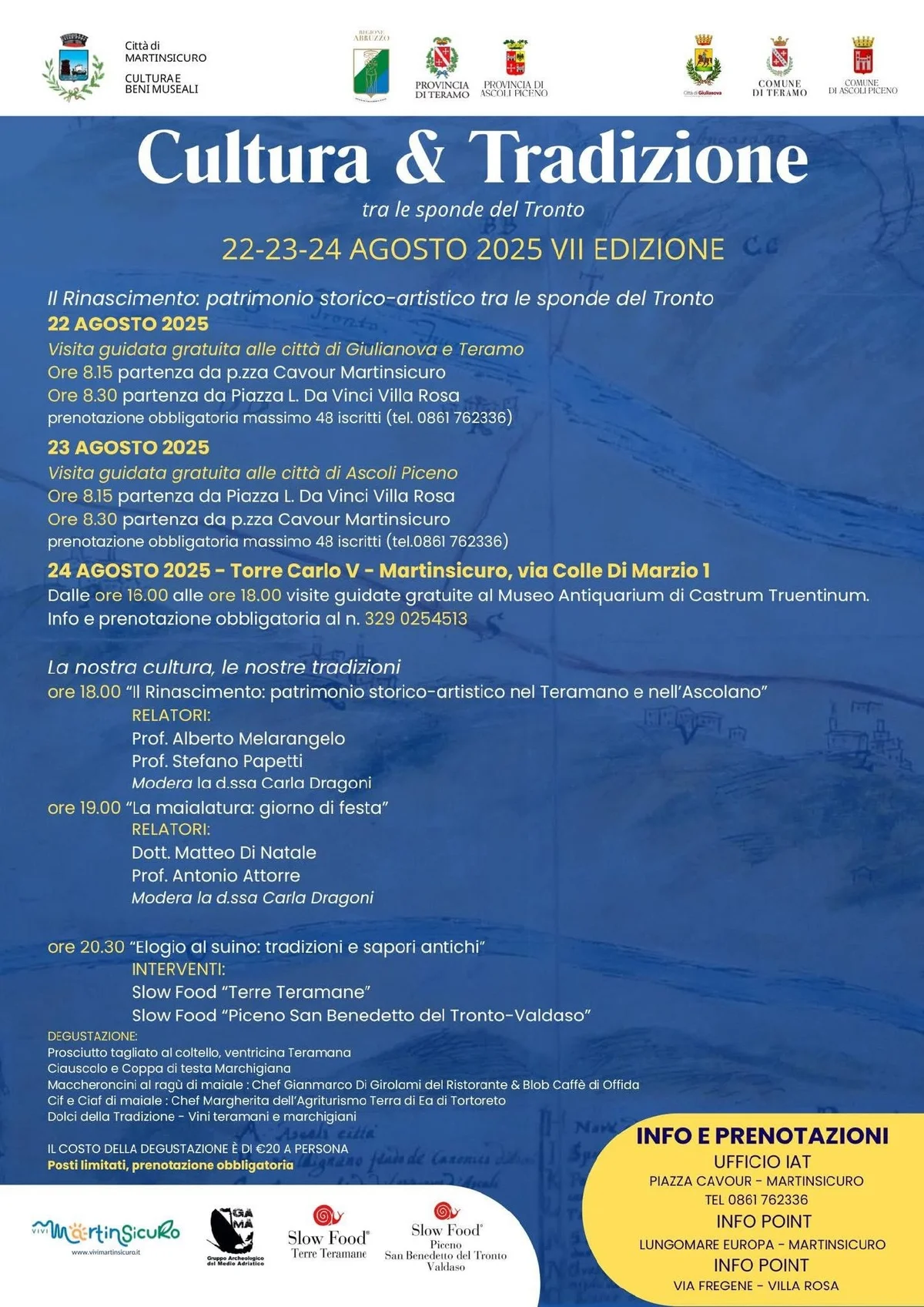 Al via la VII Edizione di “Cultura e Tradizione tra le Sponde del Tronto"