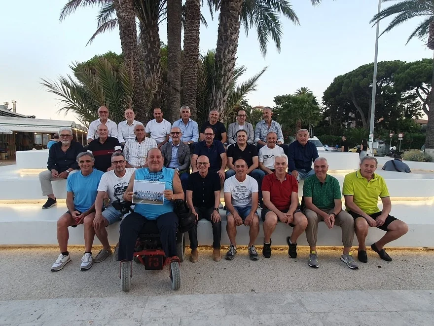 Storica reunion dei vecchi leoni del Grottammare Calcio vincitore del campionato di Prima Categoria stagione 1986/87