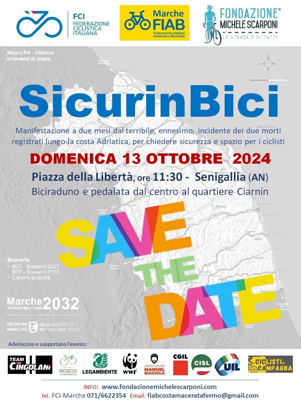 Sabato 21 settembre presentazione della manifestazione Sicuri in Bici