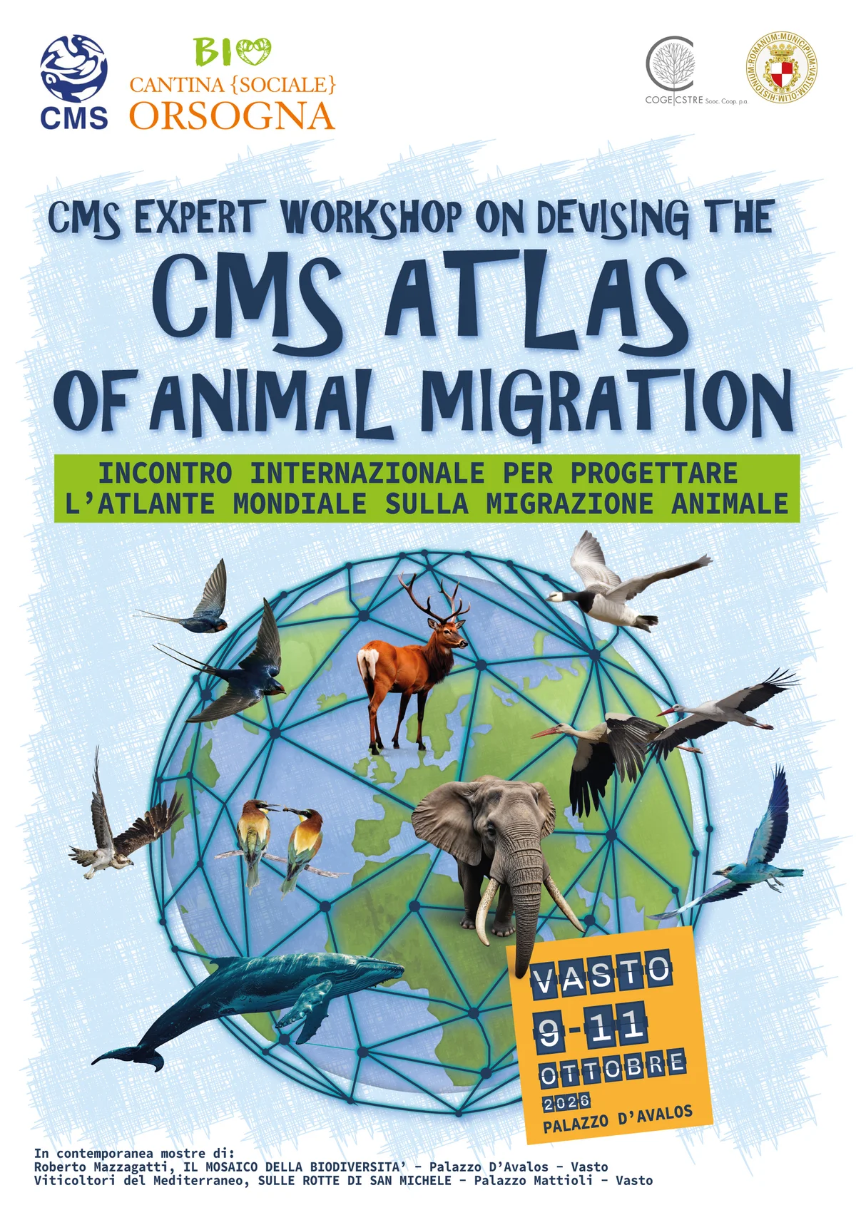 ATLANTE DELLE MIGRAZIONI ANIMALI: A VASTO CONGRESSO INTERNAZIONALE CON I MASSIMI ESPERTI MONDIALI