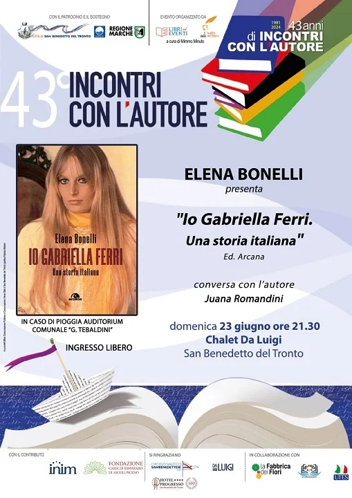 Elena Bonelli presenta il libro “Io Gabriella Ferri. Una storia Italiana”