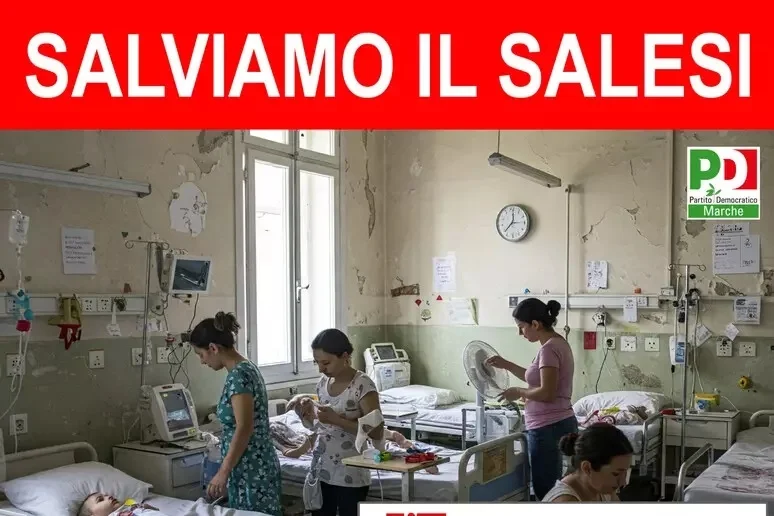 Foto generata da IA nel post Pd Marche, Civici 'aberrante'