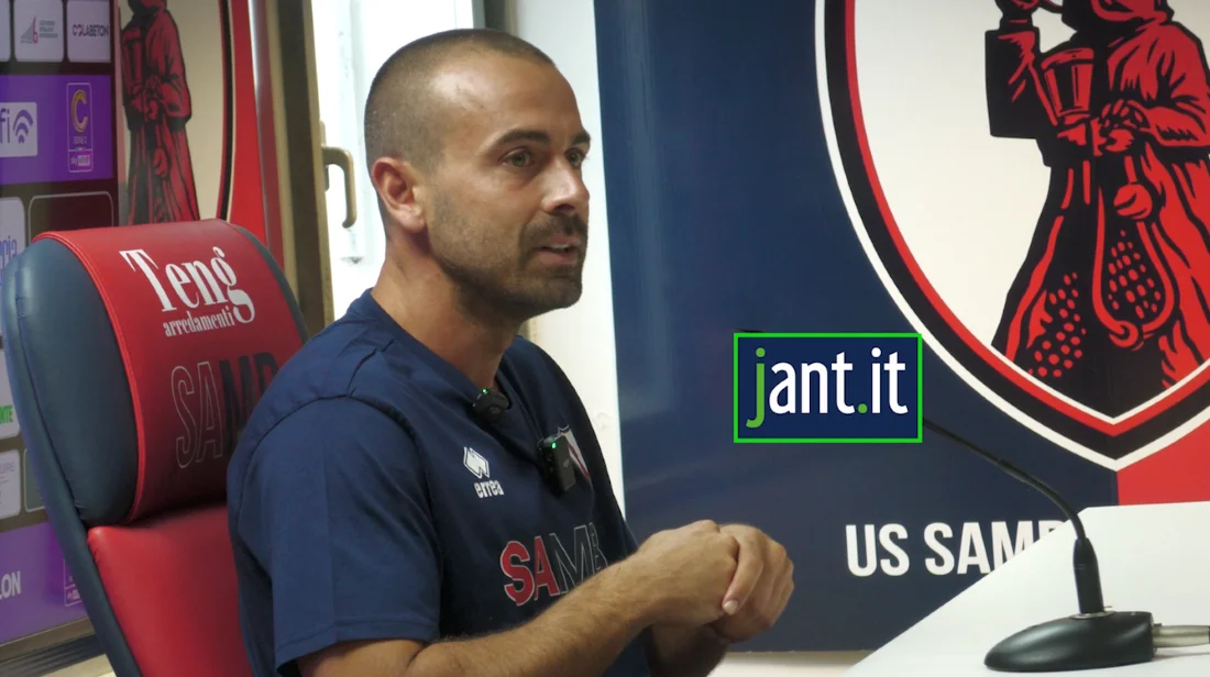 Prima conferenza stampa del neo allenatore della US Sambenedettese, Filippo D'Alesio