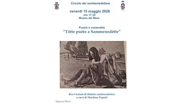 Venerdi 15 Maggio al Museo del Mare con inizio ore 17,30 prosegue la  serie di incontri organizzati dal Circolo dei Sambenedettesi