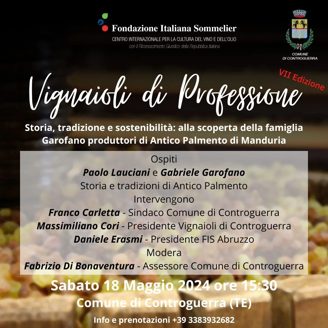 A Controguerra la 7ª edizione della rassegna "Vignaioli di Professione"