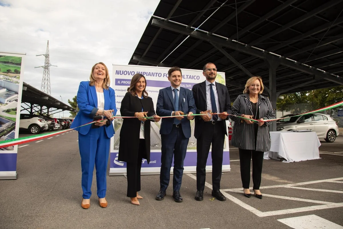 INAUGURATO IL NUOVO IMPIANTO FOTOVOLTAICO NELLO STABILIMENTO DI PFIZER ASCOLI