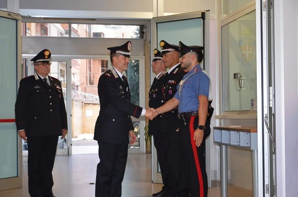 Visita del Comandante della Legione Carabinieri “Abruzzo e Molise” al Comando Provinciale di Teramo 