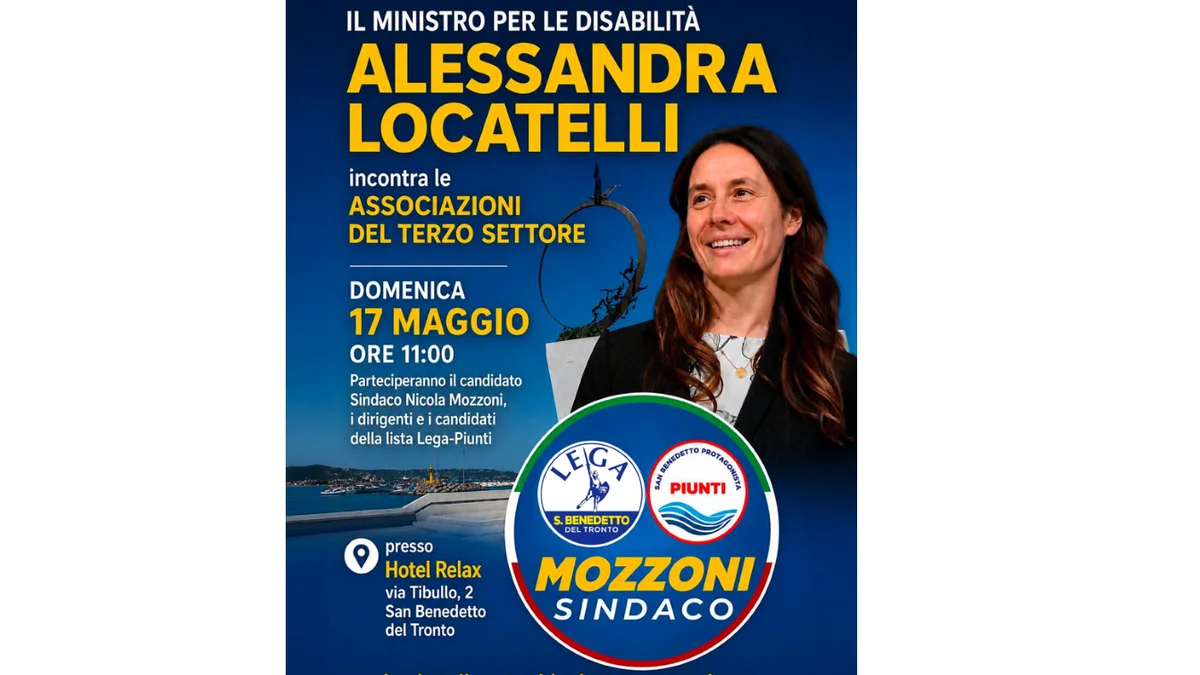 LEGA MARCHE: IL MINISTRO ALESSANDRA LOCATELLI NELLE MARCHE PER UNA SERIE DI INCONTRI SUL TERRITORIO