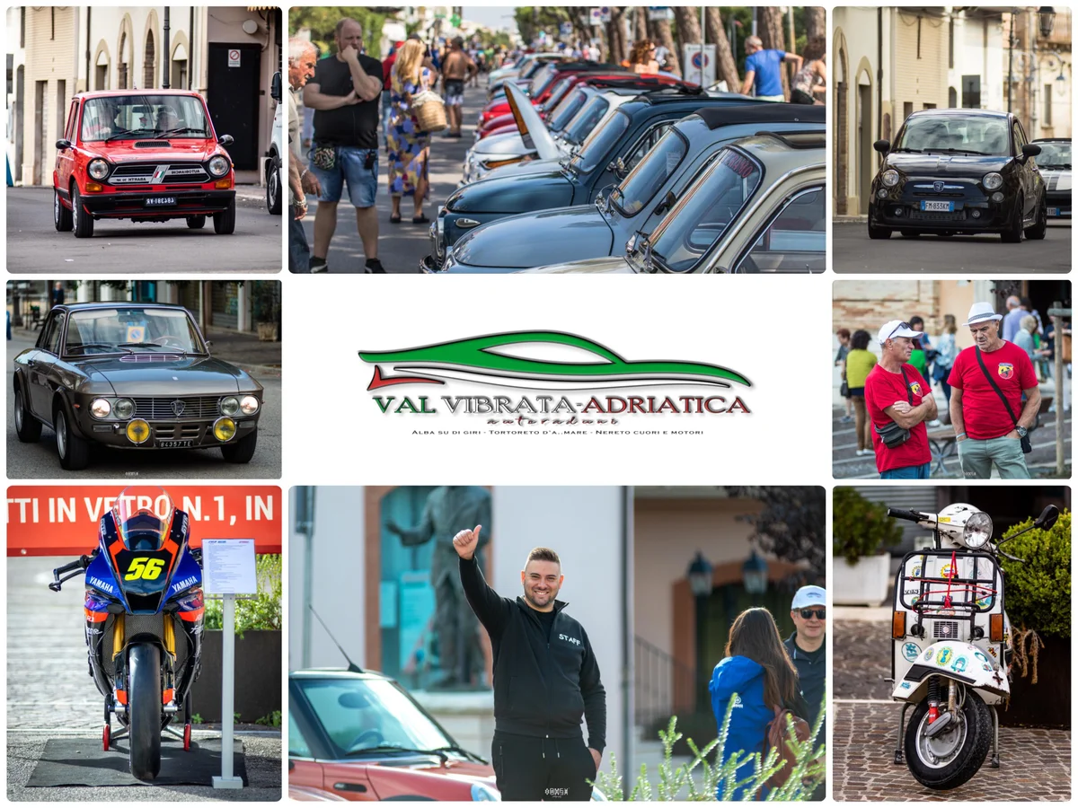 Val Vibrata Adriatica Autoraduni tiene a battesimo gli appuntamenti del 2024: Tortoreto d’A...mare, Corropoli al volante, Nereto Cuori e Motori