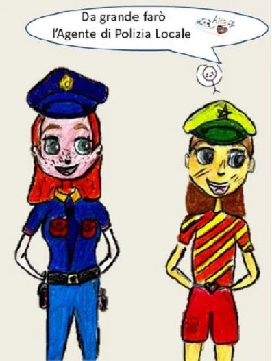 L’agente di Polizia locale che vorrei accanto”, 3° posto alla 5 D del “Leopardi”