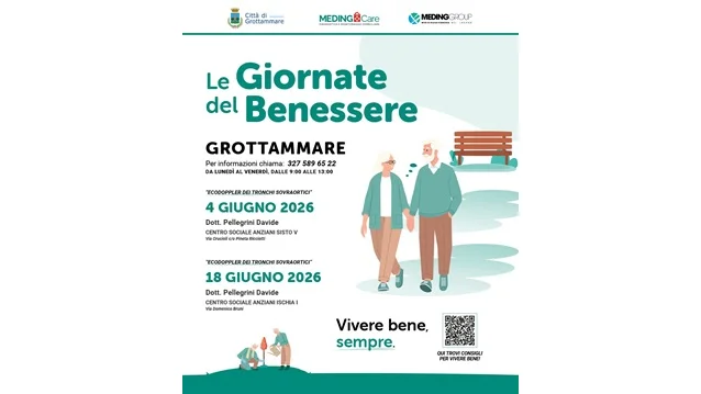 Screening gratuiti over 55 con il progetto “Vivere Bene Sempre”