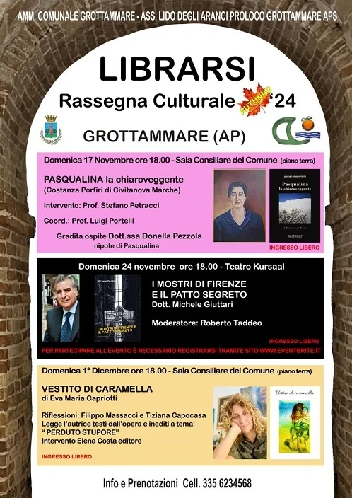 La Lido degli Aranci di Grottammare in un novembre di risate e cultura