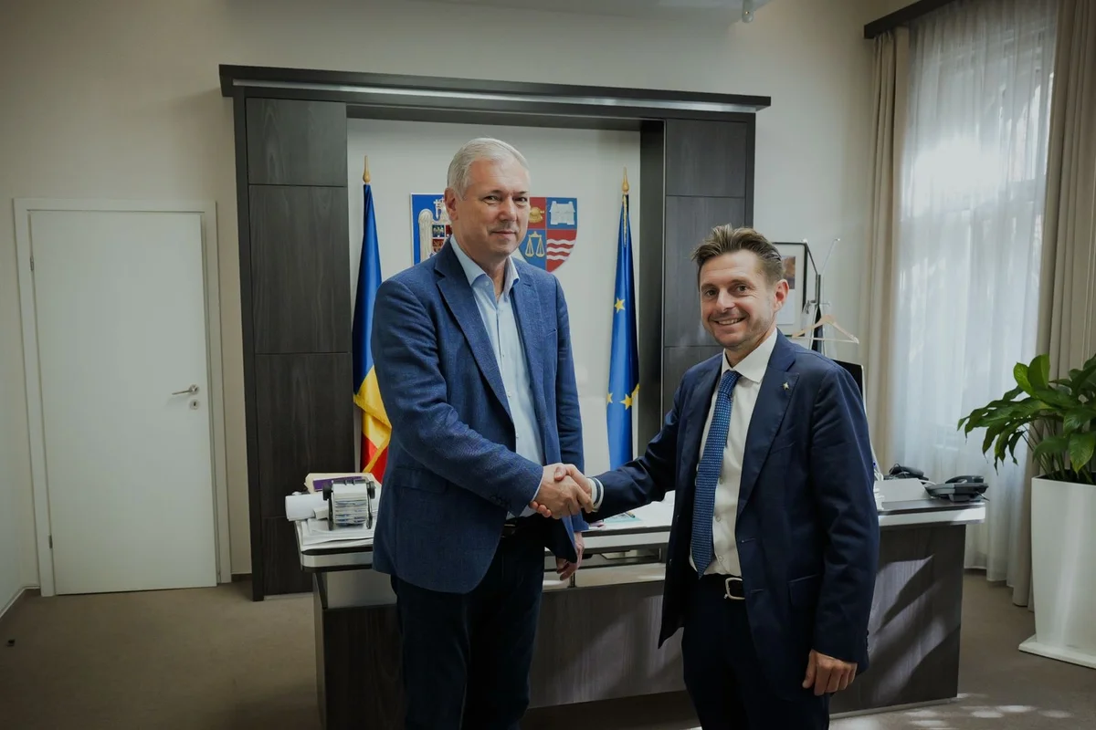 Ascoli Piceno stringe la mano a Targu Mures, sottoscritto protocollo tra i sindaci Marco Fioravanti e Soos Zoltan