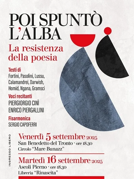 Al Circolo Mare Bunazz venerdì 5 settembre "Poi spuntò l'alba"