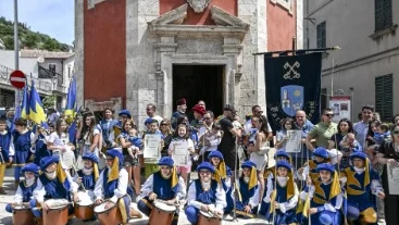 Ascoli Piceno - Quintana, 19 nuovi solestanti hanno ricevuto il tradizionale "Battesimo"