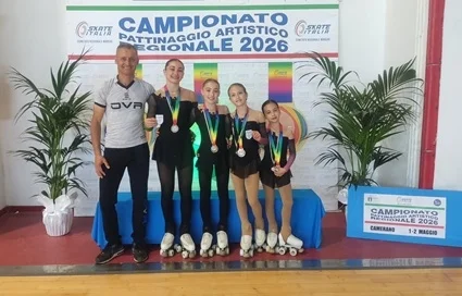 Pattinaggio Artistico: tre atlete della Diavoli Verde Rosa rappresenteranno le Marche al Trofeo delle Regioni