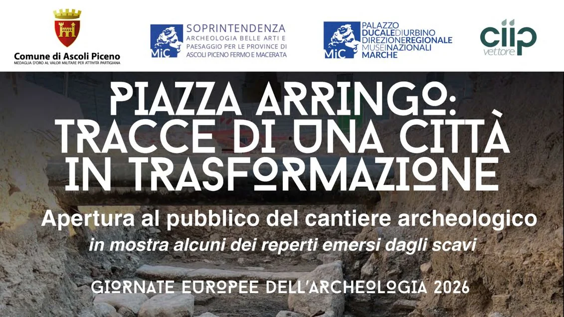 Giornate Europee dell'Archeologia, il 13 e 14 giugno apre al pubblico il cantiere di Piazza Arringo con visite guidate ed esposizione dei reperti emersi dagli scavi