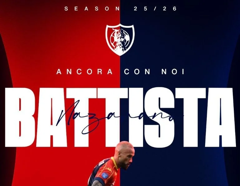 Nazareno Battista in RossoBlù fino al 2026