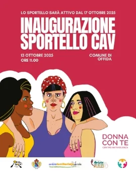 Nasce a Offida il nuovo sportello antiviolenza “Donna con Te”