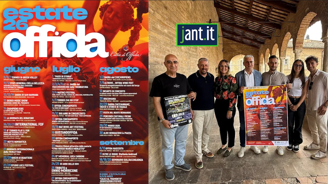 Offida ha presentato il suo calendario di eventi per l'estate 2026