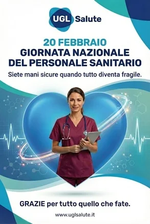 Giornata del personale sanitario, Giuliano (UGL): “Mani sicure in un’Italia fragile. Oggi celebriamo chi non arretra mai”